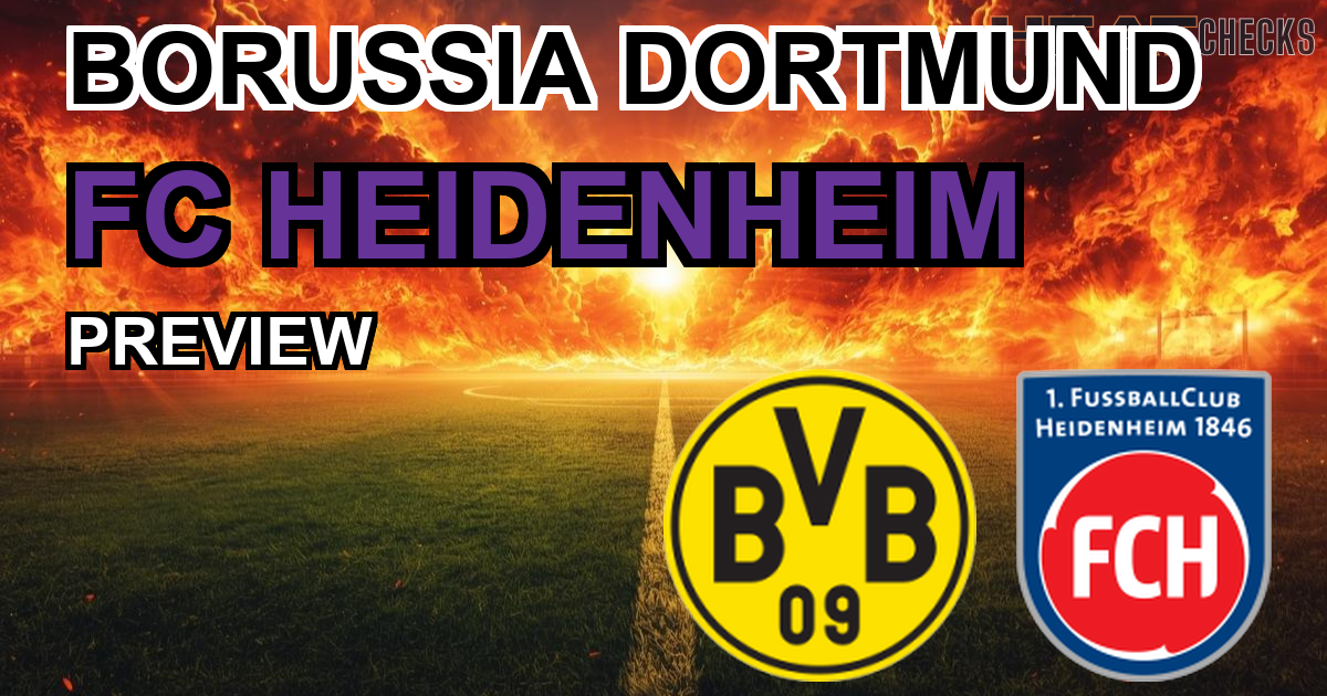 Dortmund vs Heidenheim BUNDESLIGA dortmund-vs-heidenheim-gravity narrative - The Gravity of Form - HeatChecks Analysis