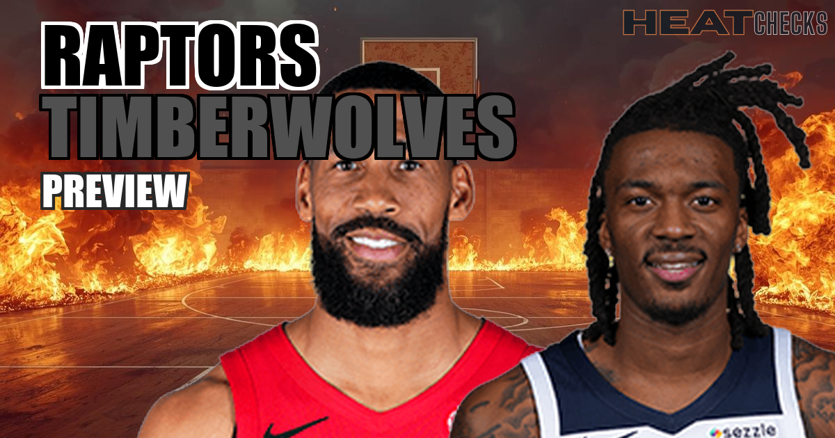 Timberwolves vs Raptors NBA timberwolves-vs-raptors-breaking narrative - The Breaking Point - HeatChecks Analysis